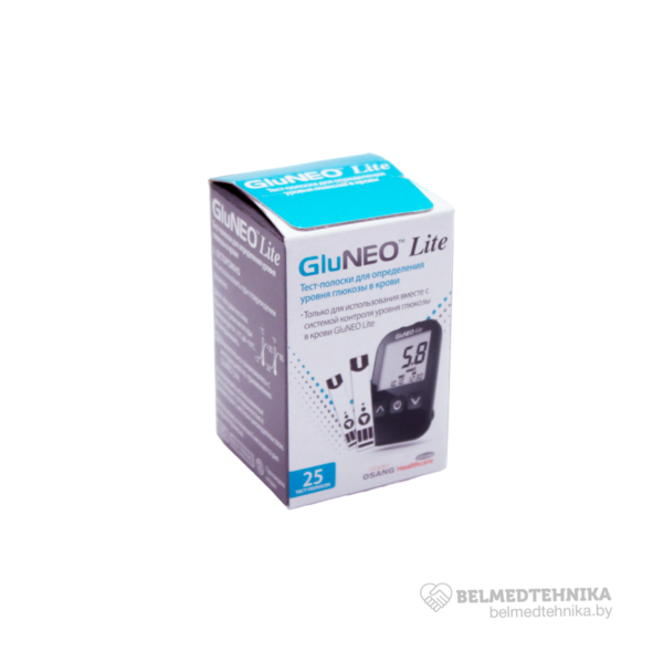 Тест-полоски Infopia GluNeo Lite на определение уровня глюкозы 4