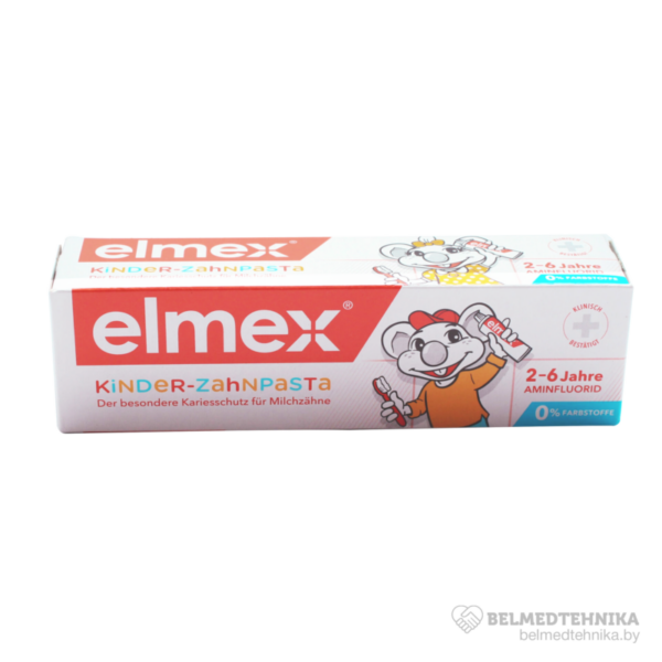 Паста зубная для детей Colgate Elmex Chidren’s 2-6 лет 50мл 2