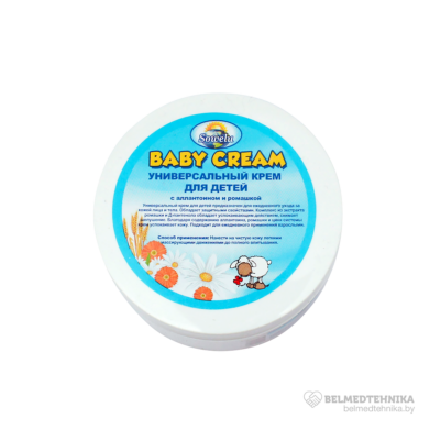 Крем для детей Sowelu Baby Cream с аллантоином и ромашкой 200мл 2