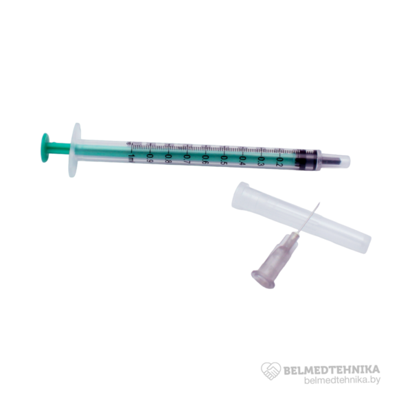 Шприц инсулиновый трехкомпонентный 1мл с иглой Avanti Medical стерильный 2