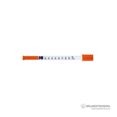 Шприц инсулиновый трехкомпонентный 1мл Avanti Medical стерильный 3