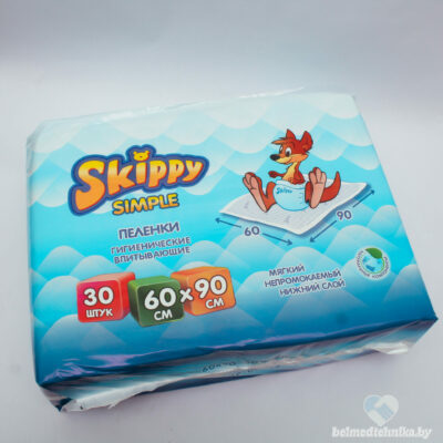 Пеленки гигиенические детские Skippy Simple 60х90 30 шт 2