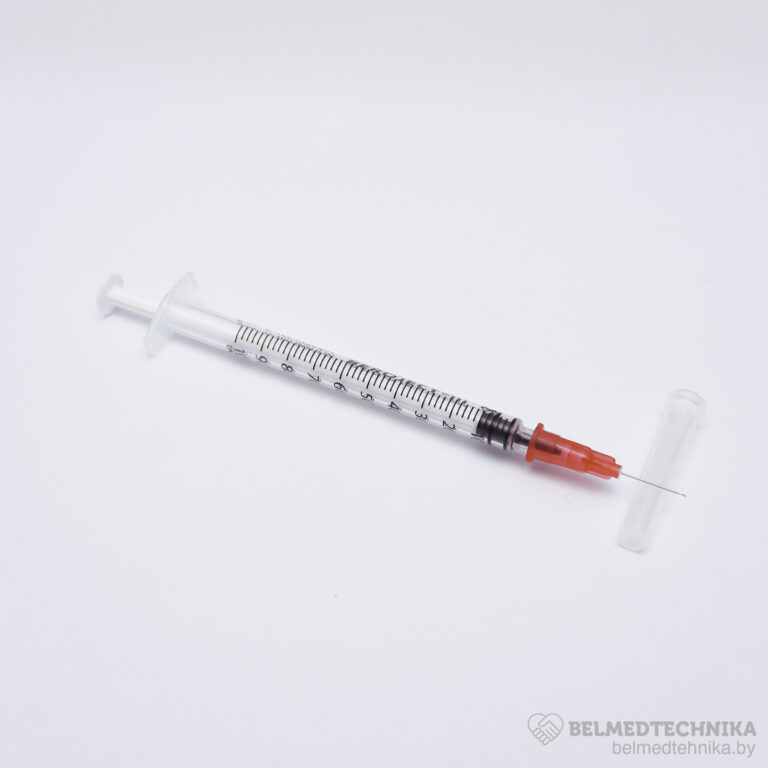 Шприц трехкомпонентный BEROJECT III инсулиновый (объем 1мл) с иглой ...