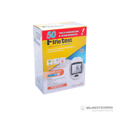 Глюкометр Finetest Auto-coding Premium с 50 тест-полосками 3