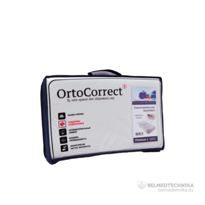 Подушка анатомическая OrtoCorrect Premium 1 3