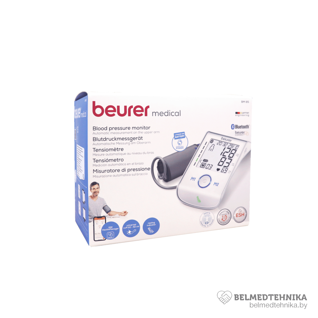 Автоматический тонометр Beurer ВМ85 с Bluetooth и USB
