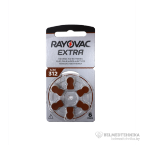 Батарейка для слухового аппарата Rayovac Extra 312 2