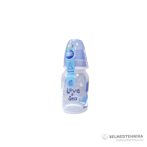 Бутылочка для новорожденных Canpol Babies пластмассовая 2