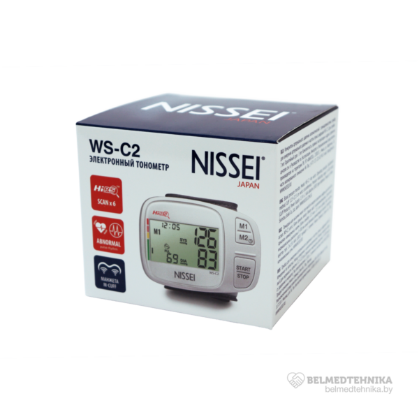 Автоматический тонометр NISSEI WS-С2 манжета 12.5-22.5 см 4