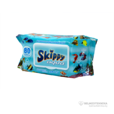 Салфетки детские влажные для детей Skippy Aqua 80 шт 2